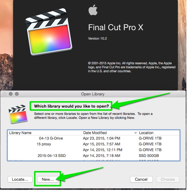Mac Hiw To Access Final Cut Pro Library