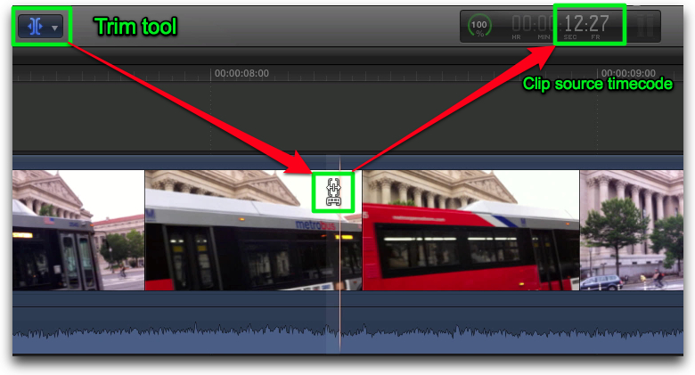 final cut pro editing timebase setting